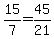 +15%2F7+=+45%2F21+