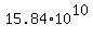 +15.84%2A10%5E10+