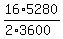 +16%2A5280%2F%282%2A3600%29+