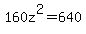 +160z%5E2=640+