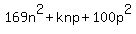 +169n%5E2+%2B+knp+%2B+100p%5E2+