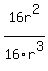+16r%5E2%2F16r%5E3+