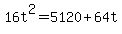 +16t%5E2+=+5120+%2B+64t+