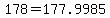 +178+=+177.9985+