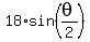 +18%2Asin%28theta%2F2%29+