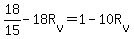 +18%2F15+-+18R%5Bv%5D+=+1+-+10R%5Bv%5D+