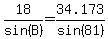 +18%2Fsin%28B%29=+34.173%2Fsin%2881%29