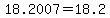 +18.2007+=+18.2+