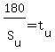 +180%2FS%5Bu%5D+=+t%5Bu%5D+