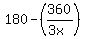 +180+-+%28360%2F%283x%29%29+