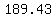 +189.43+