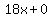+18x+%2B+0+