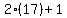 +2%2817%29%2B1%7D%7D%0D%0A%7B%7B%7B+34%2B1