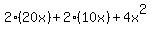 +2%2820x%29+%2B+2%2810x%29+%2B+4x%5E2+