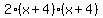 +2%28x%2B4%29%28x%2B4%29+