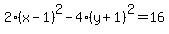 +2%28x-1%29%5E2-4%28y%2B1%29%5E2=16