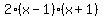 +2%2A%28x-1%29%2A%28x%2B1%29+