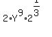 +2%2AY%5E9%2A2%5E%281%2F3%29