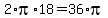 +2%2Api%2A18+=+36%2Api+