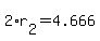 +2%2Ar%5B2%5D+=+4.666+