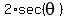 +2%2Asec%28theta%29