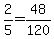 +2%2F5+=+48%2F120+
