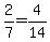 +2%2F7+=+4%2F14+