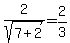 +2%2Fsqrt%287%2B2%29+=+2%2F3+