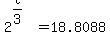 +2%5E%28t%2F3%29+=+18.8088+
