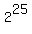 +2%5E25+
