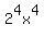 +2%5E4x%5E4+