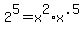+2%5E5+=+x%5E2%2Ax%5E.5+