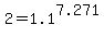 +2+=+1.1%5E7.271+