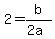 +2+=+b%2F%282a%29+