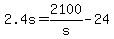 +2.4s+=+2100%2Fs+-+24+