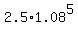 +2.5%2A1.08%5E5+