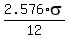 +2.576%2Asigma%2F12
