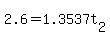 +2.6+=+1.3537t%5B2%5D+