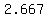 +2.667+