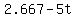 +2.667+-+5t+