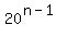+20%5E%28n-1%29