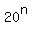 +20%5En