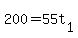 +200+=+55t%5B1%5D+