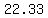+22.33+