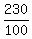 +230%2F100+