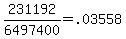 +231192%2F6497400+=+.03558+
