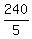 +240%2F5+