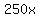 +250x+