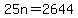 +25n+=+2644+