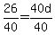 +26%2F40=40d%2F40%29